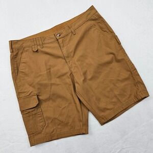 Brahma Cargo Work Shorts Mens 38 Brown Ripstop Utility Carpenter Gorpcore